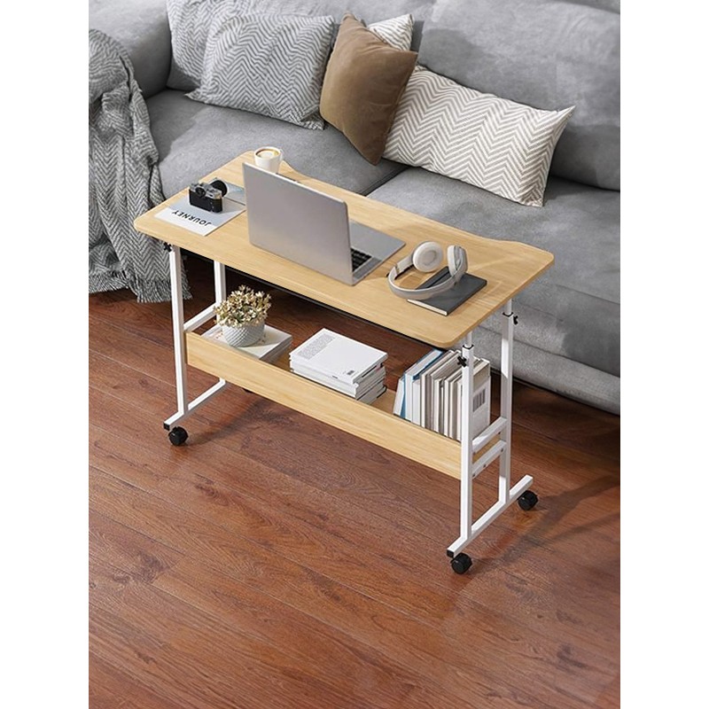 servetavcı Yükseklik Ayarlı Çalışma Masası - Atlantik Çam (Frenli Tekerli) 100X50 - 103x50 - Atlantik Çam - Beyaz Çalışma Masası Fiyatı
