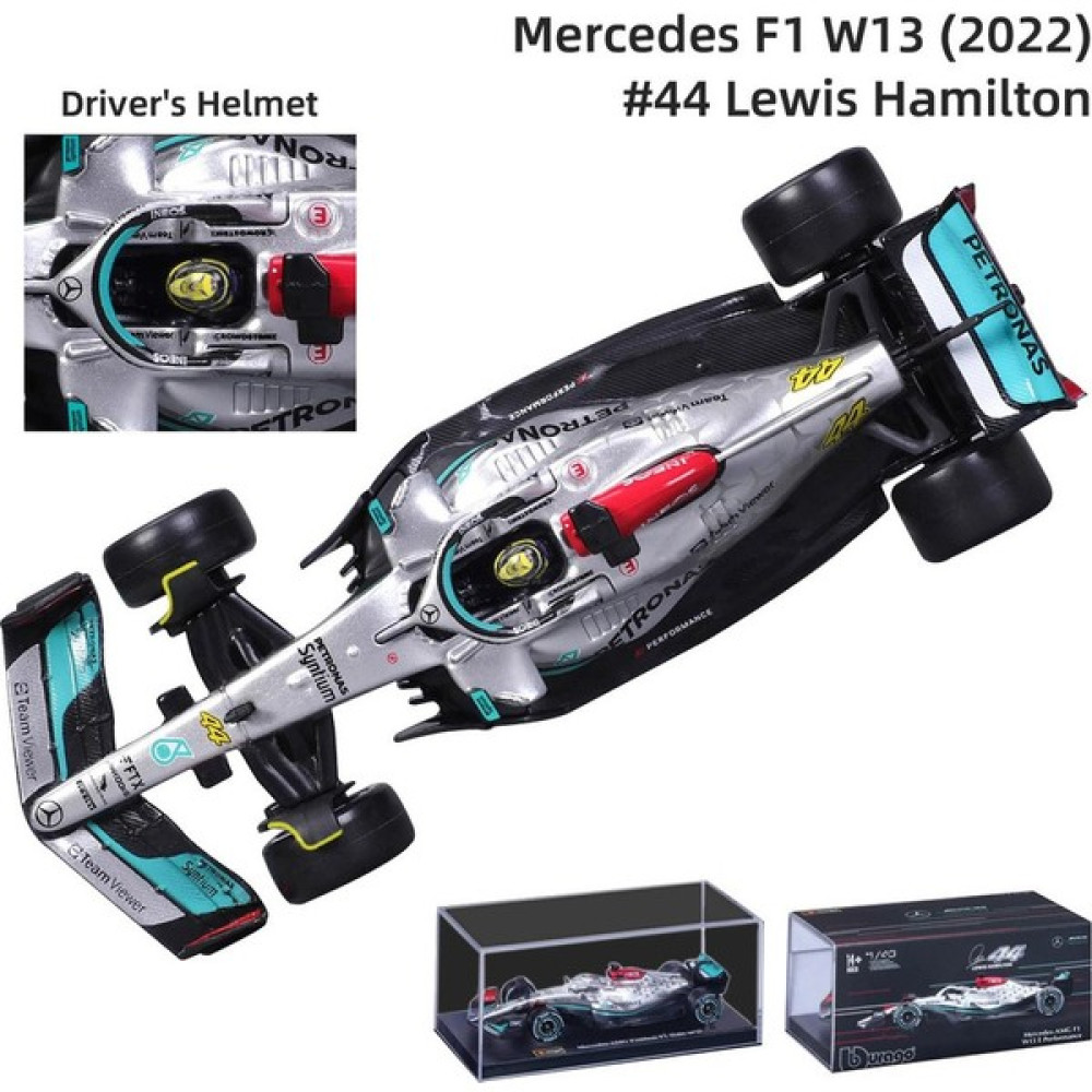 Servisi Mercedes Benz Amg F1 W13#44 Hamilton Formula Araba 2022 1:43 (Yurt Dışından) - Gümüş Oyun & Hobi Fiyatı