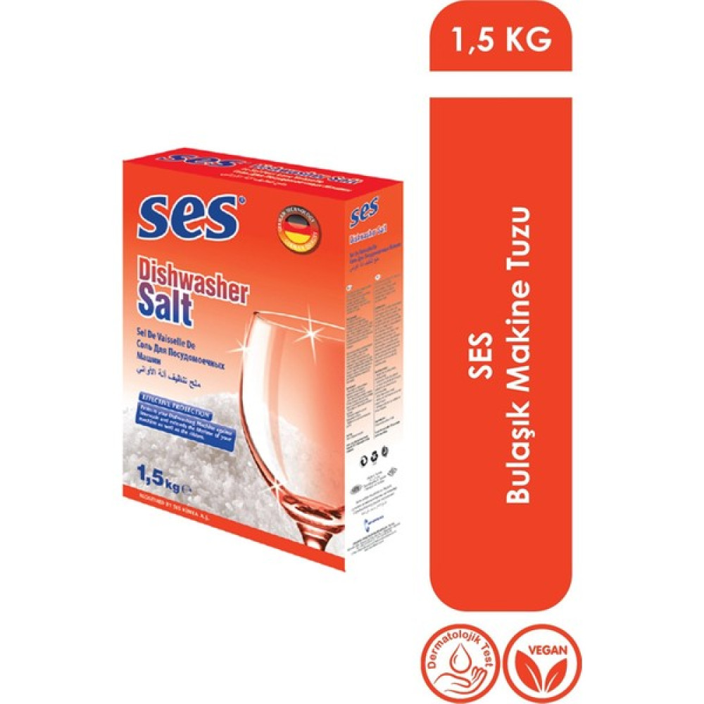 Ses Organik Bulaşık Makine Tuzu 1,5 Kg Bulaşık Yıkama Fiyatı