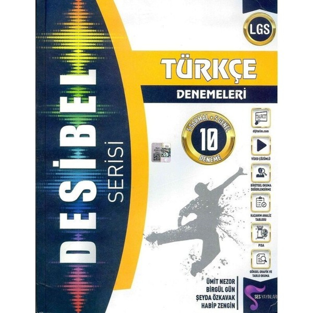 Ses Yayınları 8. Sınıf Lgs Türkçe Desibel Serisi 10 Deneme Kaynak Kitapları Fiyatı