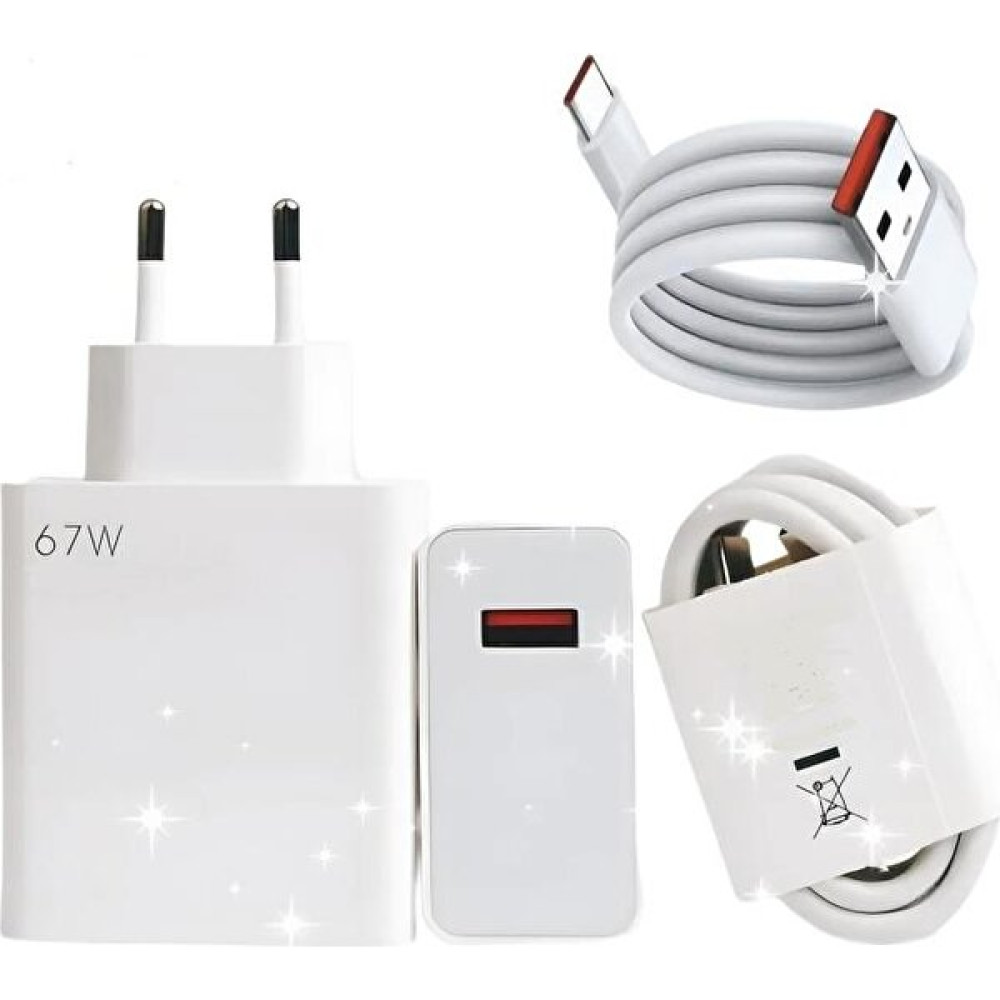 Sesatech 67W (Watt) Ultra Hızlı Şarj Aleti Adaptör Kablo Set Cep Telefonu Şarj Cihazı Fiyatı