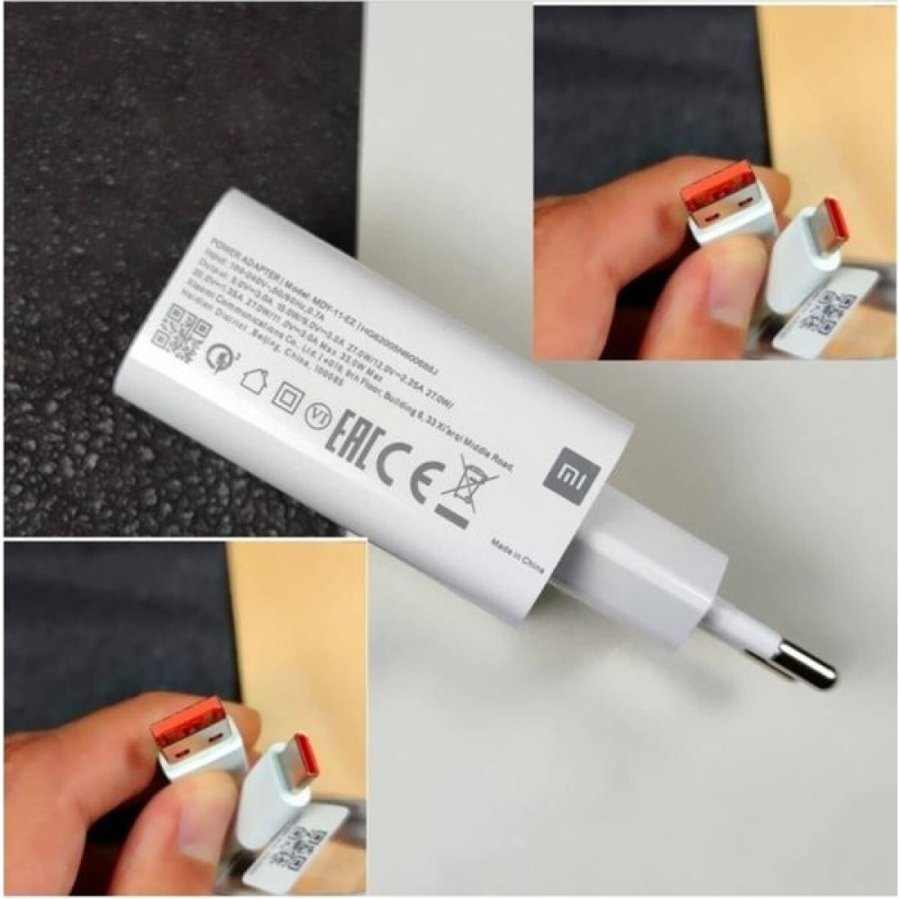 Sesatech Xiaomi Orjinal 33 Watt Hızlı Şarj Aleti Başlık+Kablo Set Xiaomi 33W Mdy 11 Ez Cep Telefonu Şarj Cihazı Fiyatı