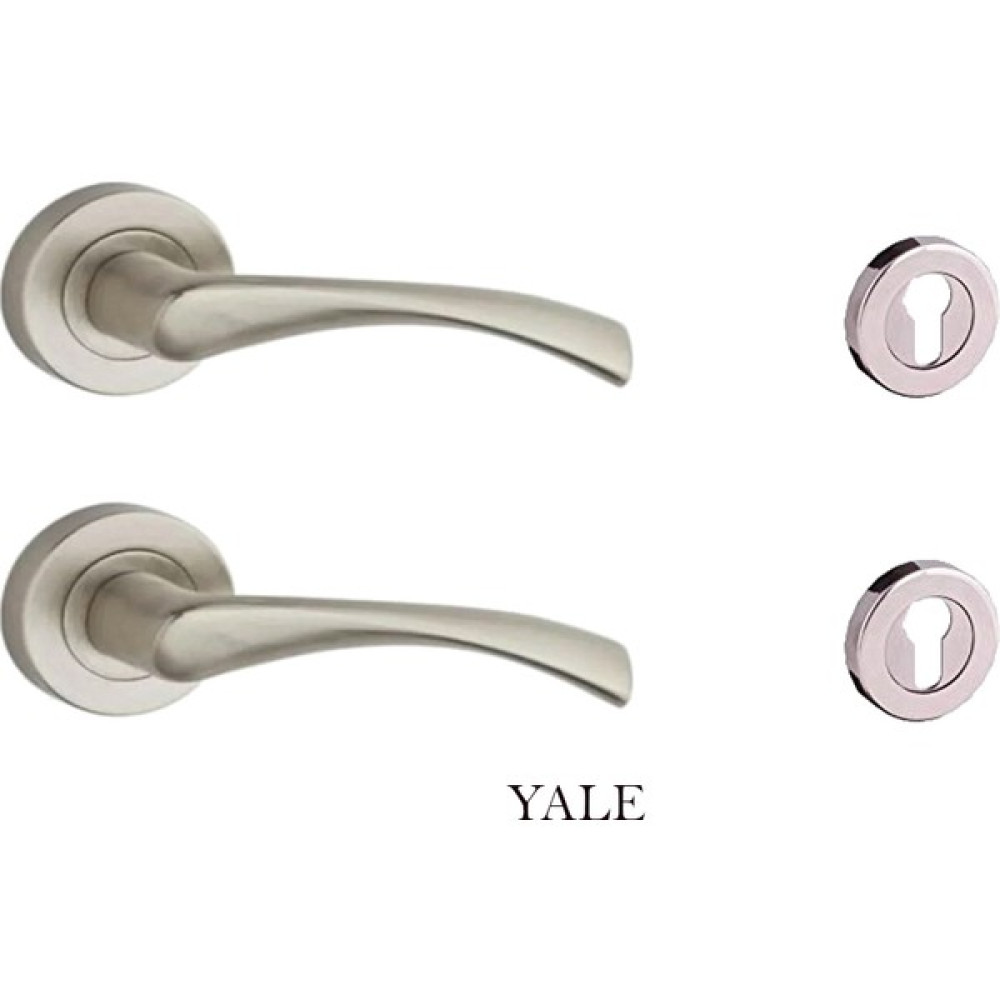 Sese Rozetli Yale Kapı Kolu Takımı Nikel-Inox 20028R2153 Oto, Bahçe, Yapı Market Fiyatı