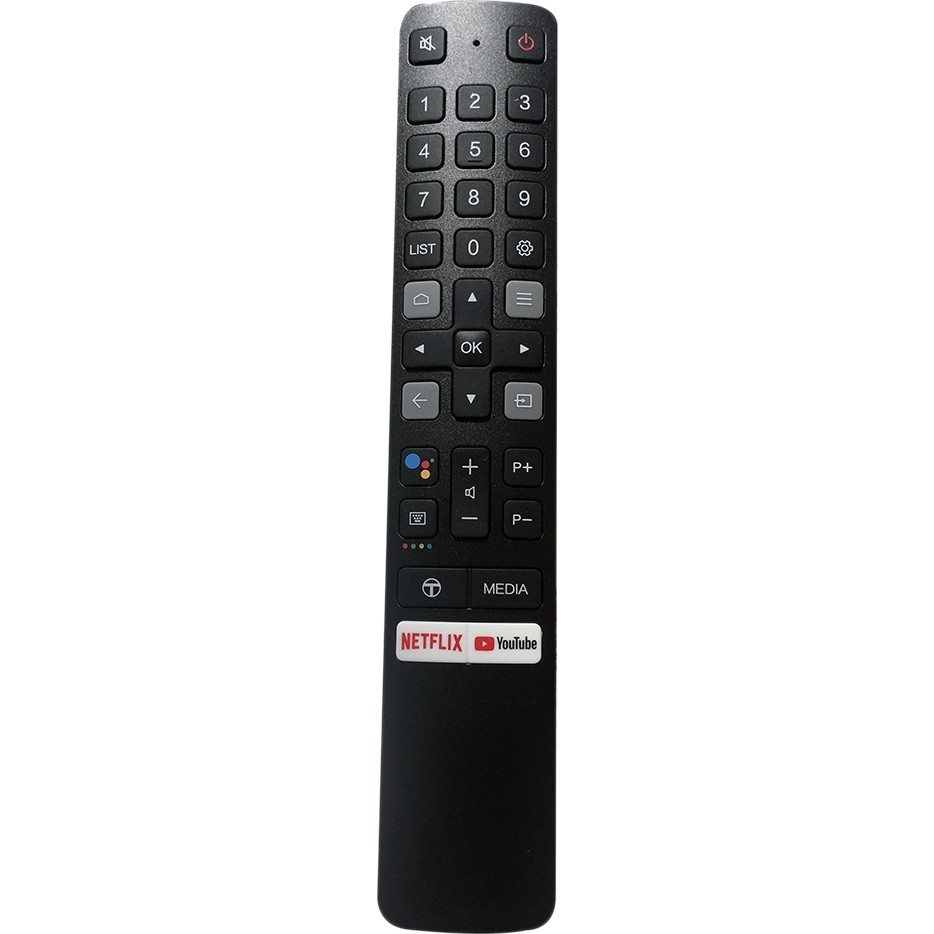 Sesli Kontrol Uzaktan Kumandası, Tcl Sesli LCD LED Tv Için Uzaktan Kumanda RC901V Netflix / Youtube Için Yedek Uzaktan Kumanda - Siyah TV Aksesuarları Fiyatı