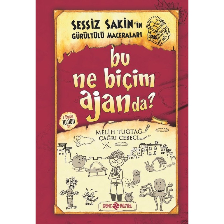 Sessiz Sakin’in Gürültülü Maceraları-10 Bu Ne Biçim Ajanda? (Ciltli) - Melih Tuğtağ Ajanda Fiyatı