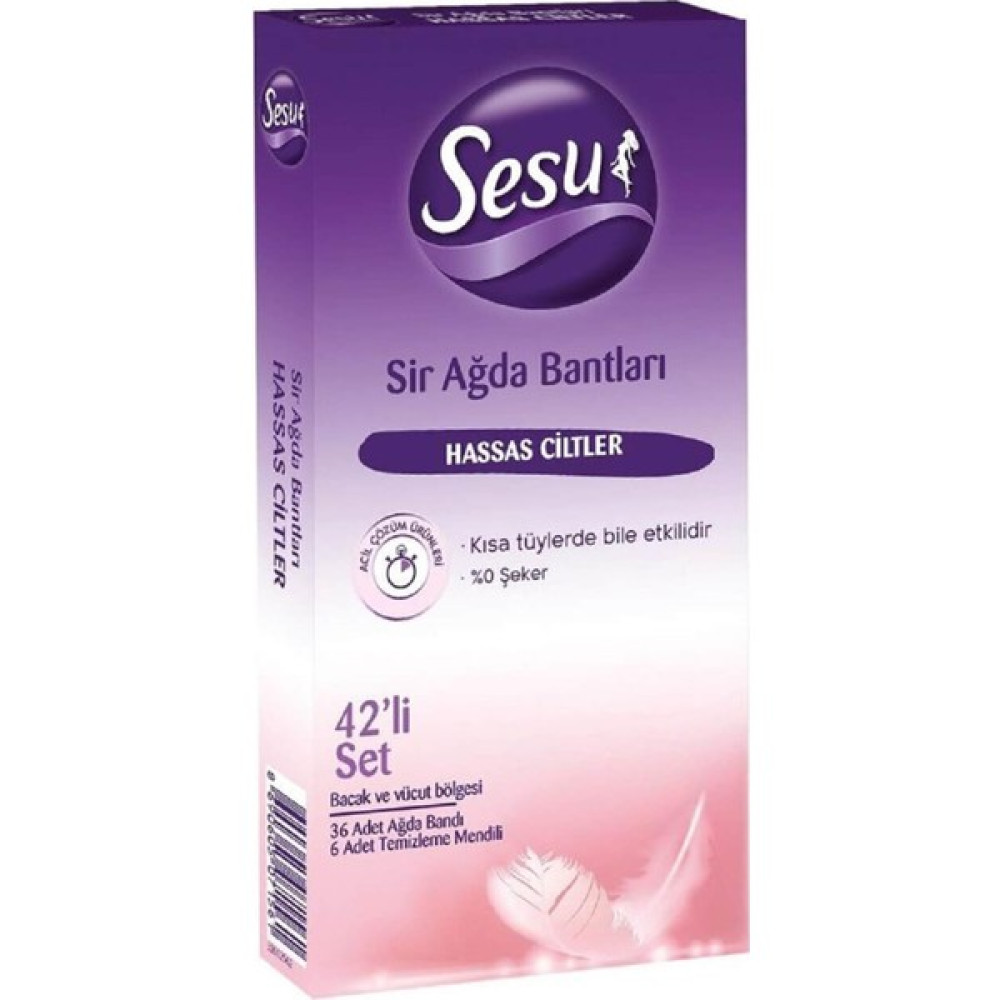 Sesu Ağda Bandı Hassas Ciltler 42'Li - Azulen Oto Boyaları Fiyatı