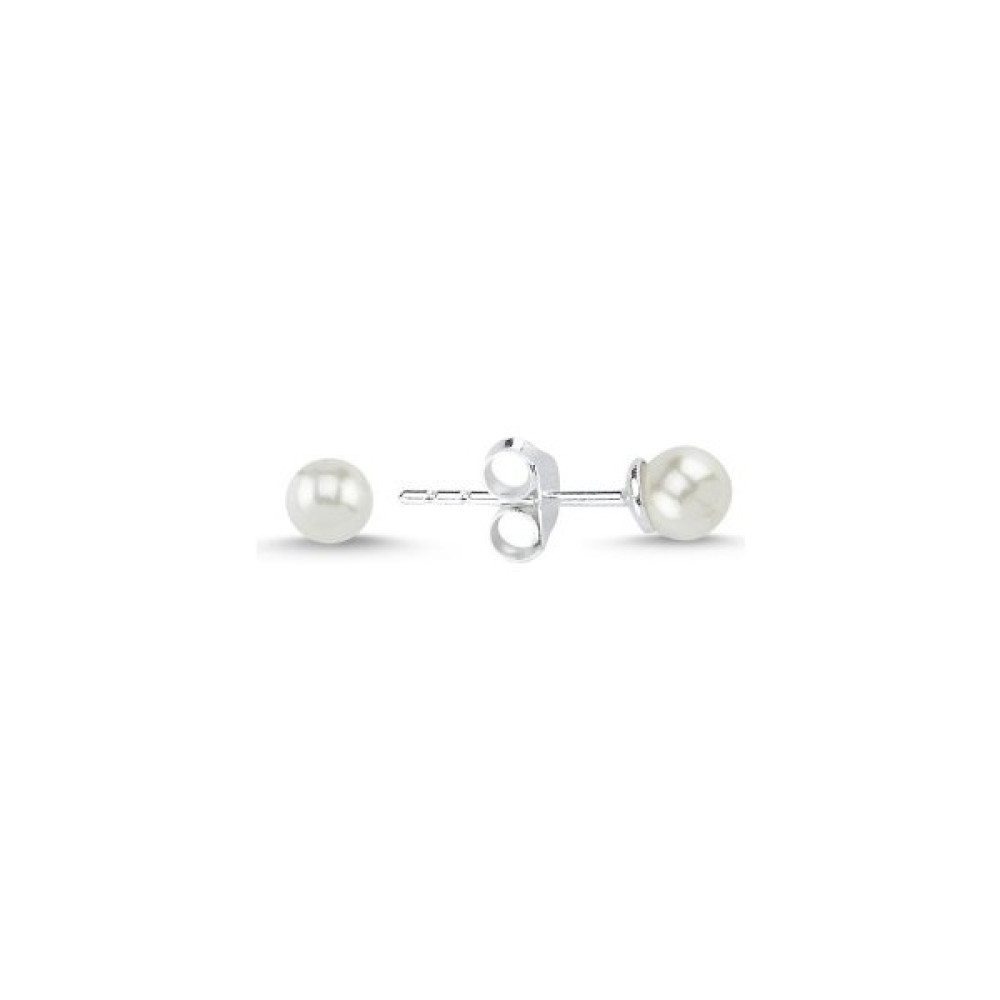 Set Jewelry 925 Ayar Gümüş 4mm Inci Küpe Gümüş Küpe Fiyatı