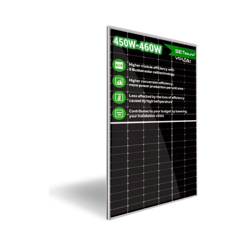 Set Solar 455 W Monokristal 40MM Çerçeveli Güneş Paneli (A CLASS) Dış Mekan & Bahçe Oyuncakları Fiyatı