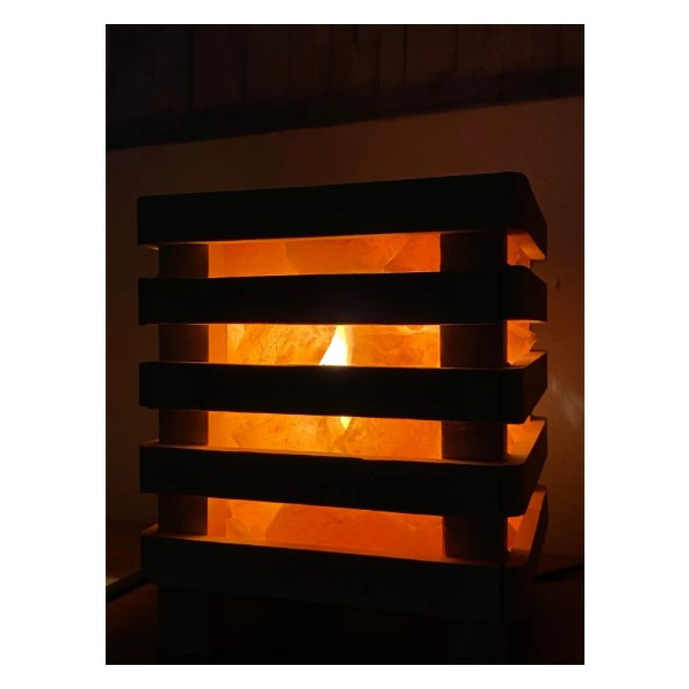 SETA Ahşap Kasa Himalaya Tuzu Tuz Lambası Gece Lambası Fiyatı