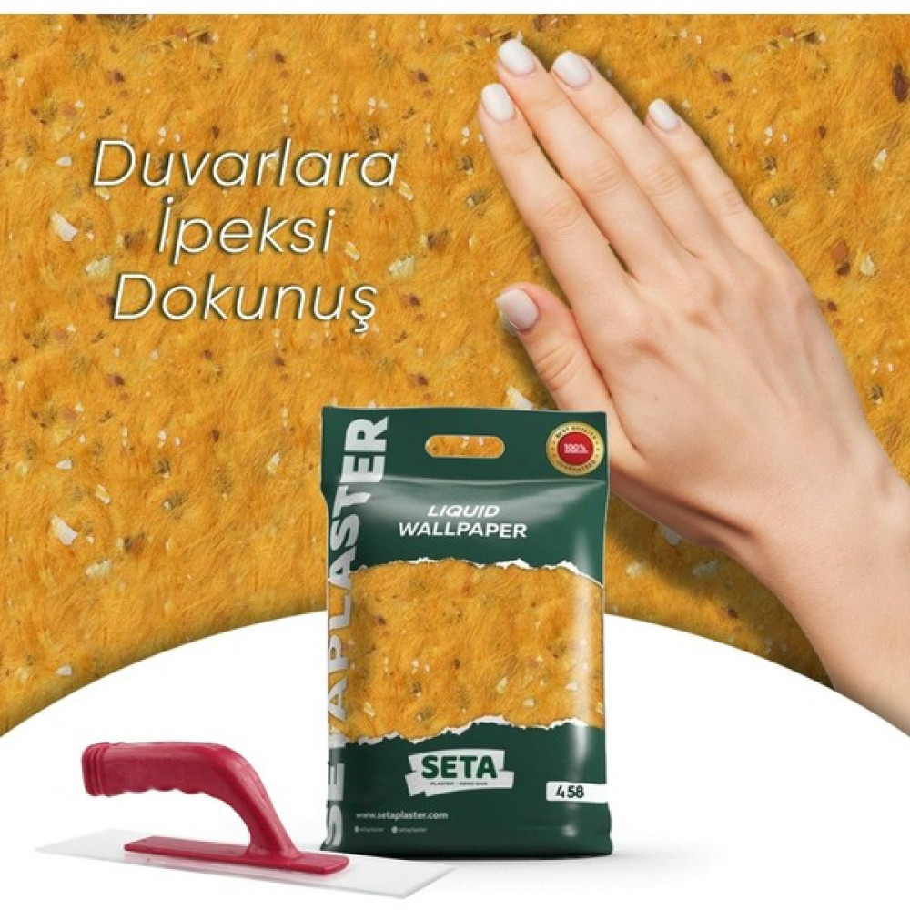 Seta Plaster / D-458 / Ipek Sıva | Canlı Sıva | Dekoratif Sıva Oto Boyaları Fiyatı