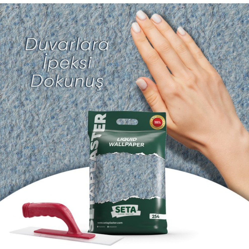 Seta Plaster / G-254 / Ipek Sıva | Canlı Sıva | Dekoratif Sıva İç Cephe Duvar Boyası Fiyatı