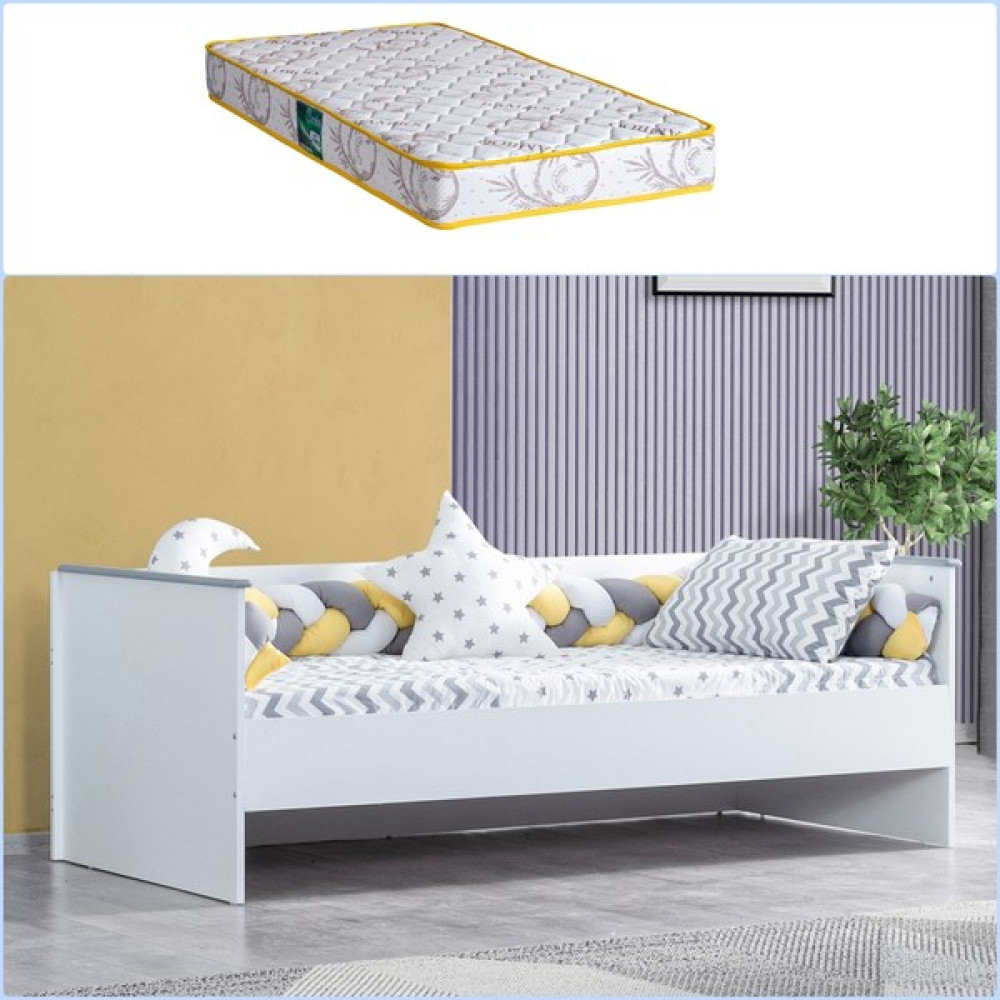 Setay Montessori, City Montessori Yatak Sedir + 1 Adet Comfort Yatak - Gri - 90 x 190 cm Karyola Fiyatı