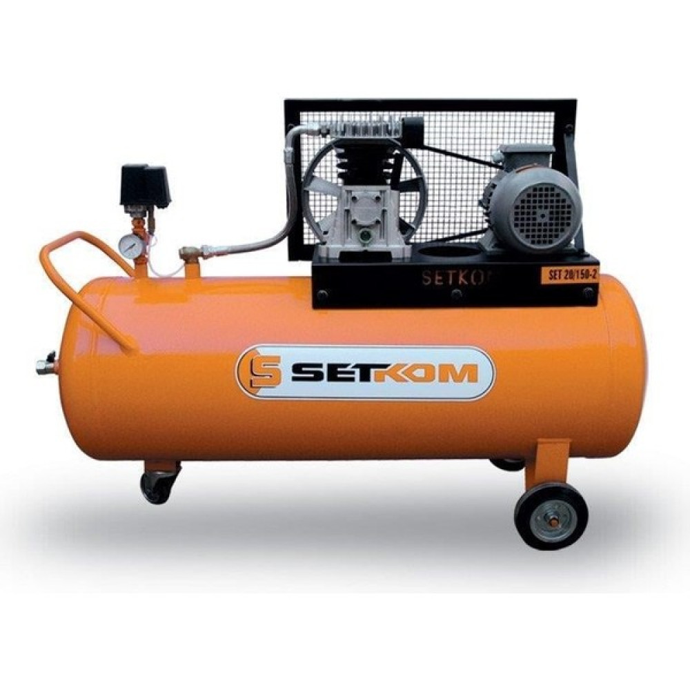 Setkom Pistonlu Kompresör 2 Hp 380V 100LT 8 Bar - Set 20/100-2 Oto Boyaları Fiyatı