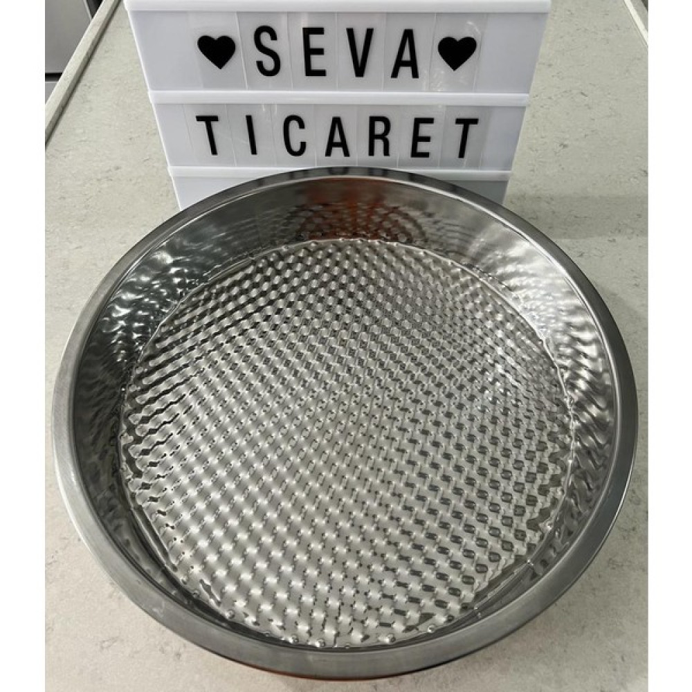 Seva Çiğköfte Tepsisi Lüks Paslanmaz Çelik 2 No 39 cm Servis Tepsisi Fiyatı