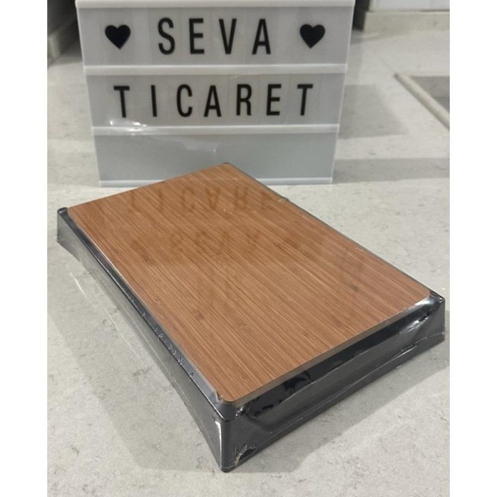 Seva Ticaret Hazneli Çekmeceli Ahşap Kesme Tahtası Doğrama Tahtası Pratik Bölmeli Kesim Tahtası - 1 Adet Kesme Tahtaları / Kesim Tablaları Fiyatı