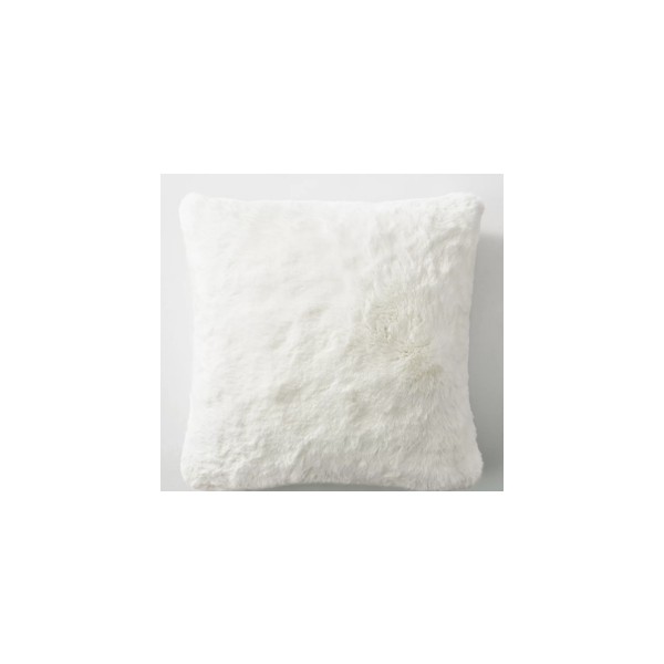 Sevara Dekor Peluş Kırlent Kılıfı - 43 x 43 cm - Beyaz Anne Bebek Oyuncak Fiyatı