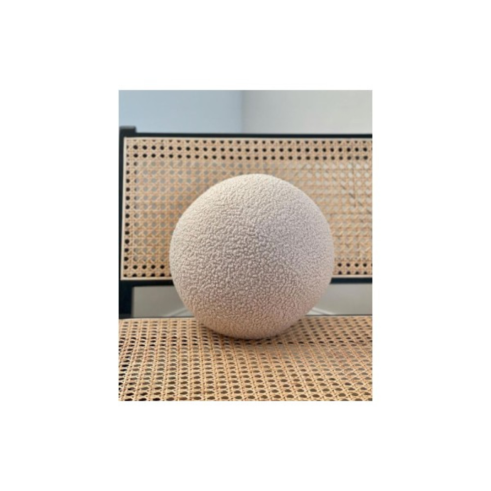 Sevara Dekor Teddy Top Yastık Bej Rengi Kırlent / Mobilya Yastığı Fiyatı