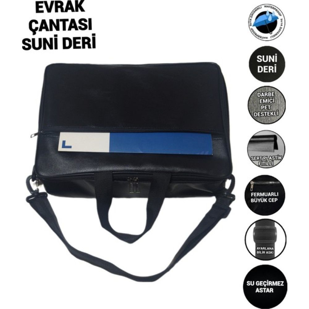 Sevbags Evrak Çantası Suni Deri Su Geçirmez Astar Erkek Evrak Çantası Fiyatı