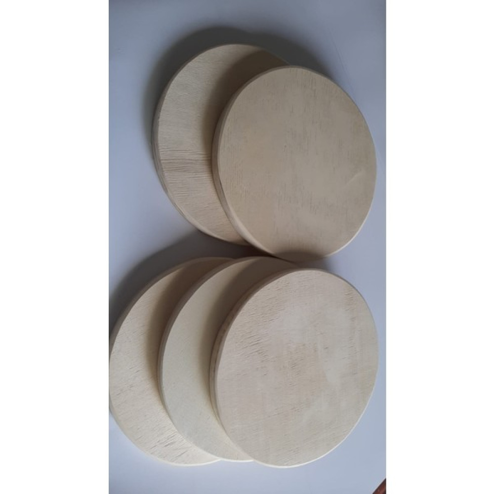 Sevea Wood Yuvarlak Kontraplak 22 * 9 cm 5 Li - Açık Kahverengi Maket Fiyatı