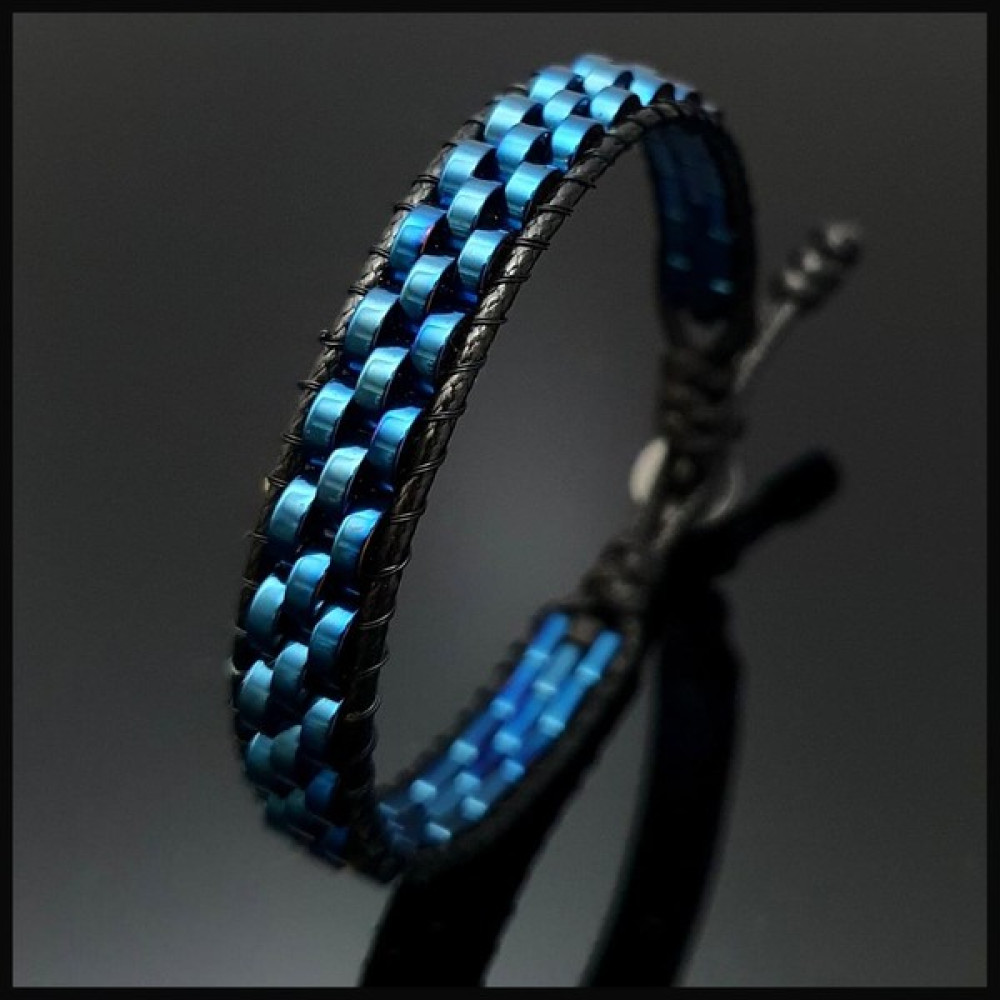 Seven Art Jewelry Doğal Taş Hematit Bileklik - 17 cm - Mavi Saat ve Bileklik Aksesuarı Fiyatı