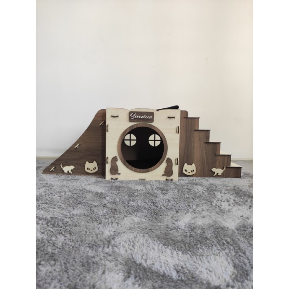 Seventeen Design Açık Kahverengi Kedi Evi, Kedi Yuvası, Kedi Yatağı, Kedi Oyun Alanı Evcil Hayvan Ürünleri Fiyatı