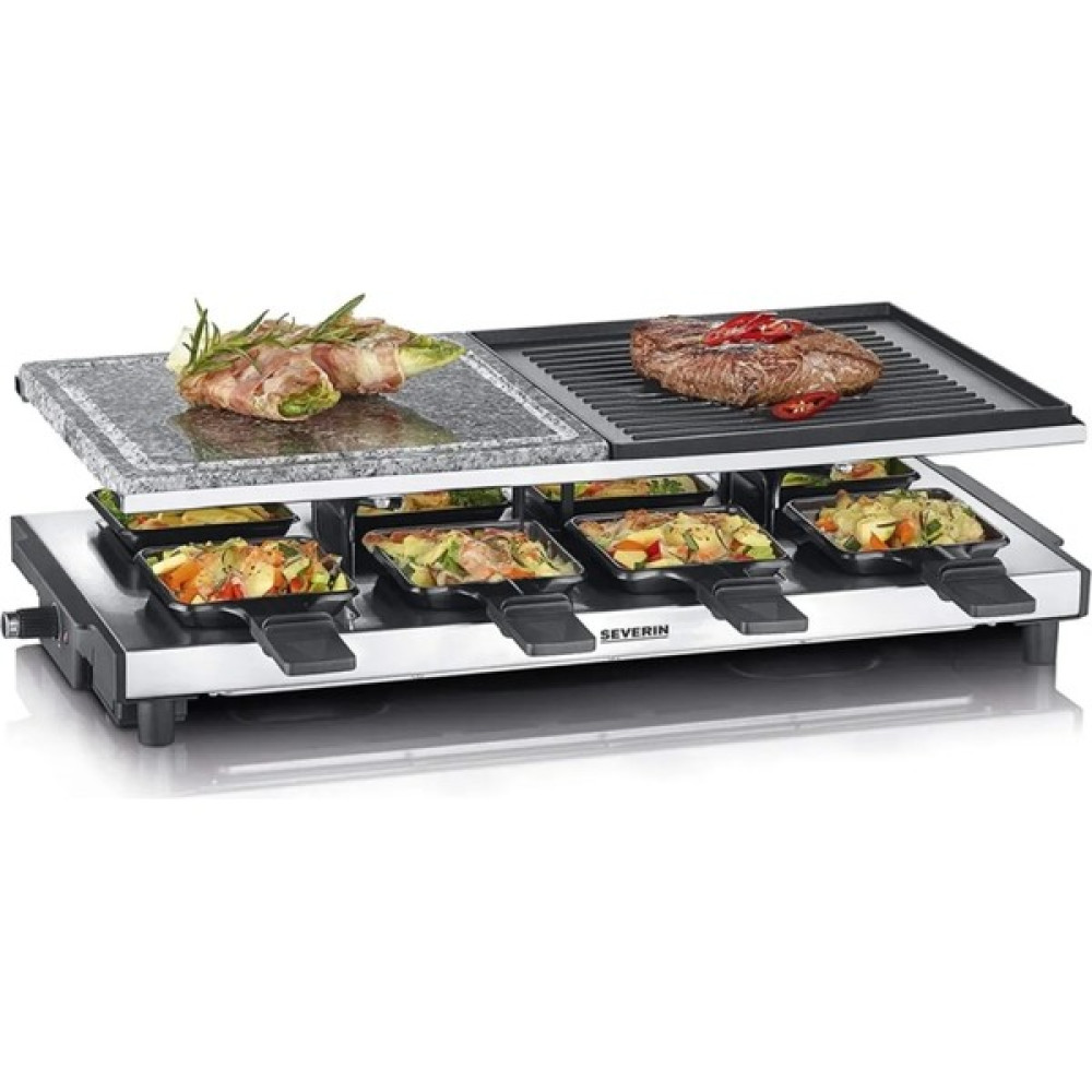 Severin Doğal Mangal Taşı ve Izgara Levhalı Raclette Yapışmaz Kaplamalı RG2373 Bahçe Mangalı & Barbekü Fiyatı