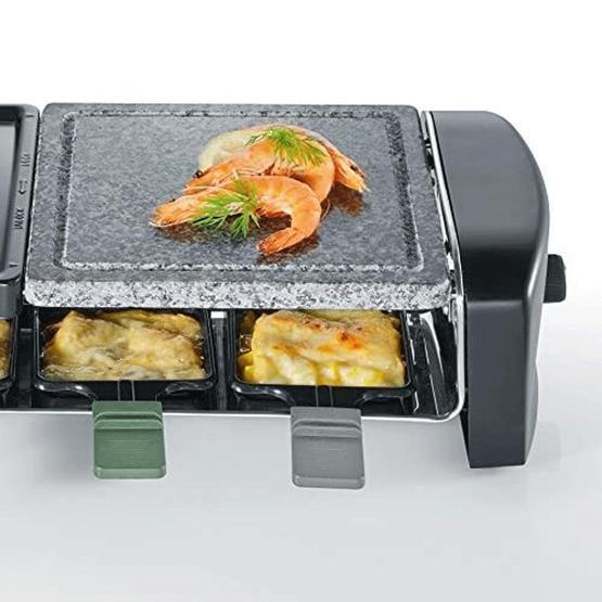 Severin Raclette 1.400W Doğal Izgara Taşı Ve Döküm Plakalı Mangal İzgara