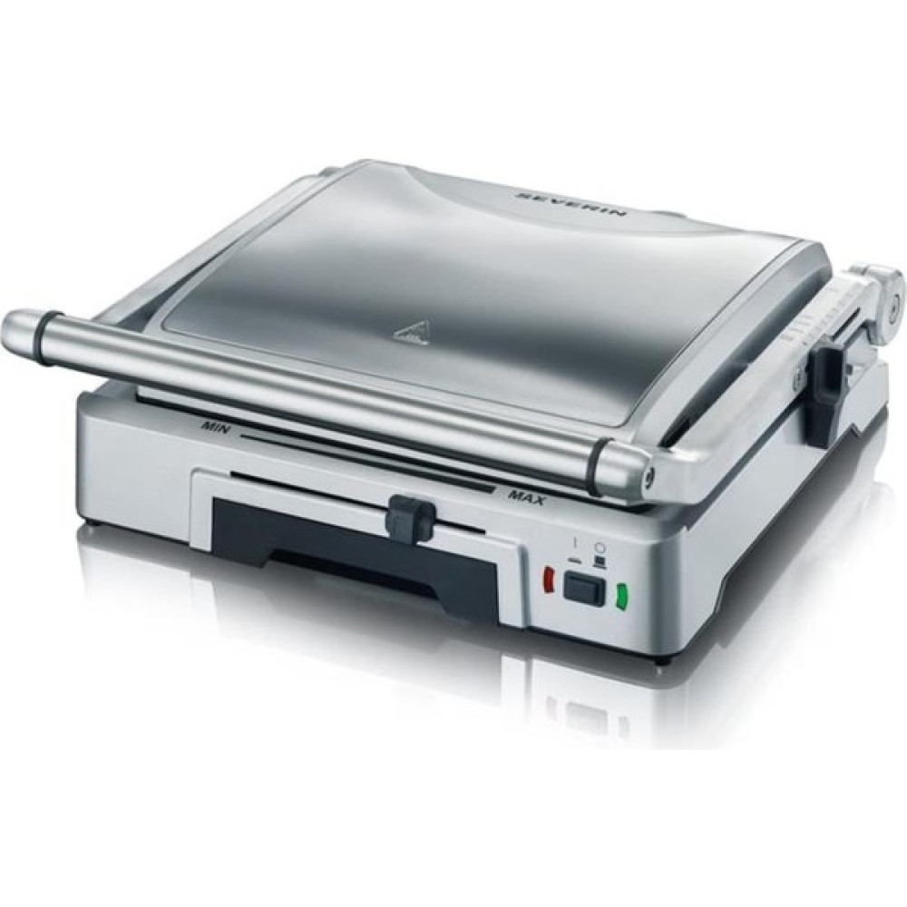 Severin Tost Makinesi Biftek ve Izgara Için Temas Izgarası 1.800W, Paslanmaz Çelik Fırçalanmış Gümüş Tost Makineleri Fiyatı