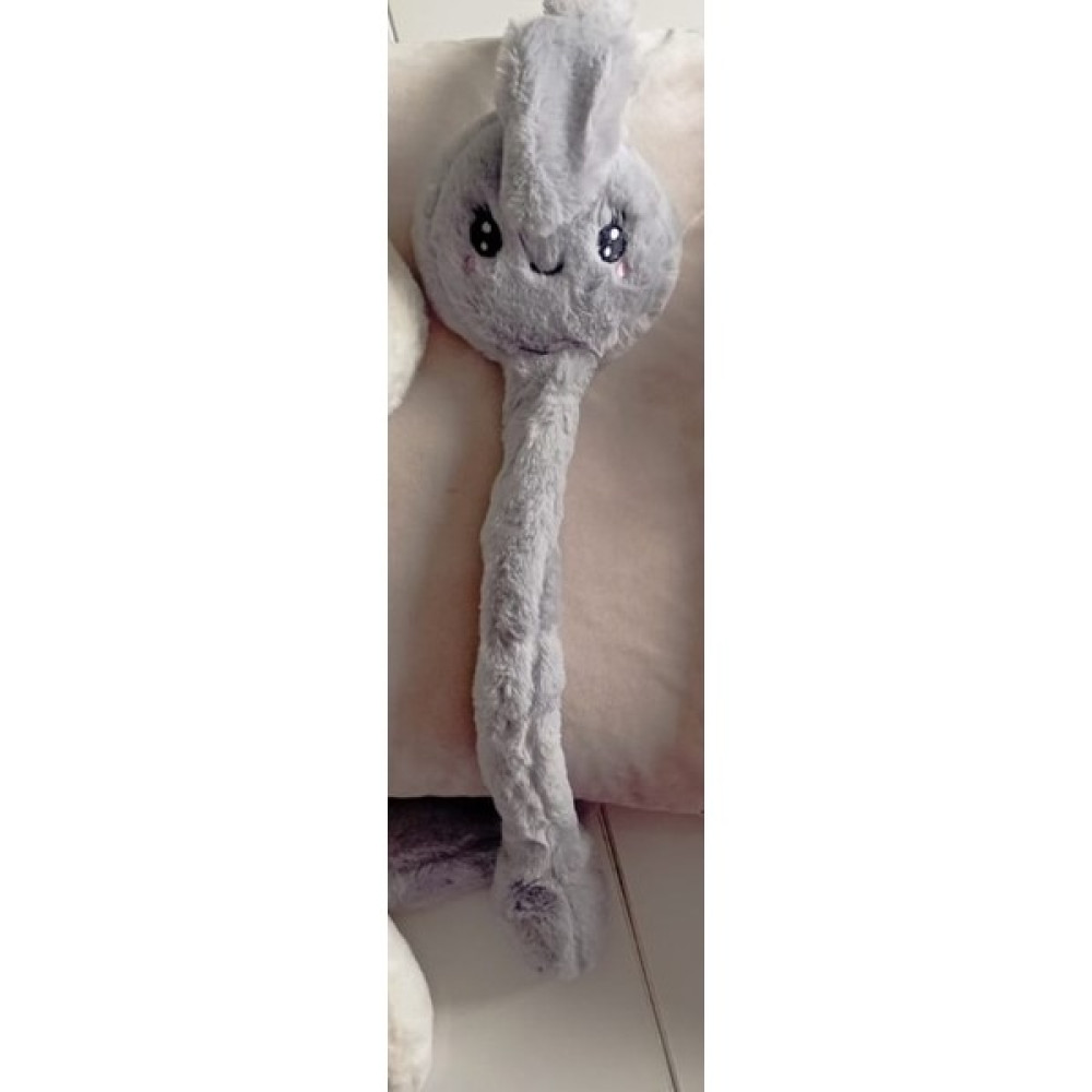 Sevgi Aksesuar Peluş Oynar Mekanizmalı Gri Tavşan Kulaklık Kadın Kulaklığı Fiyatı