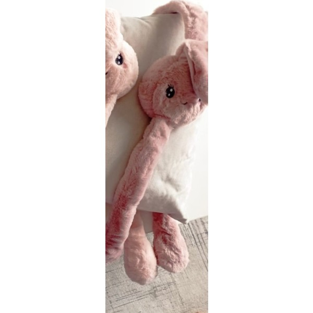 Sevgi Aksesuar Peluş Oynar Mekanizmalı Koyu Pembe Tavşan Kulaklık Kadın Kulaklığı Fiyatı