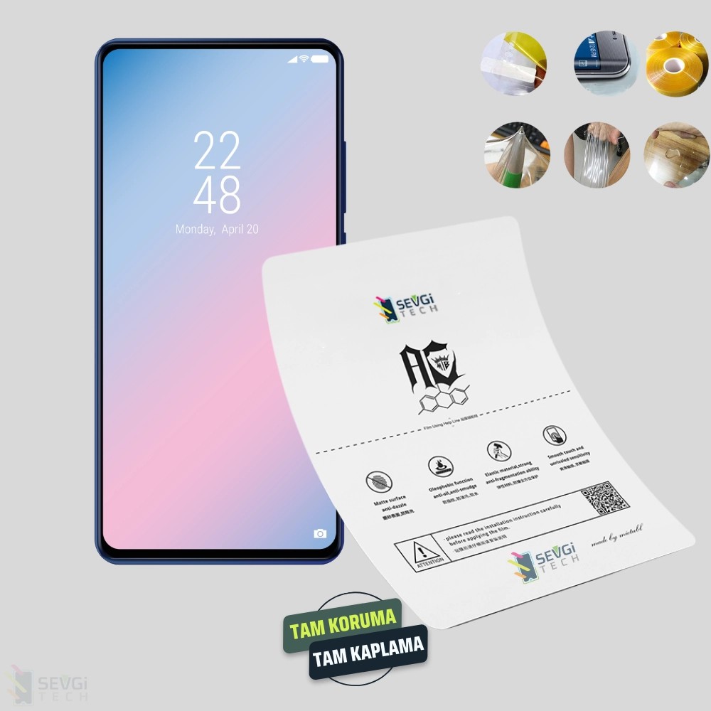 Sevgi Tech Redmagic 10S Pro Özel Kesim Tpu Nano Ekran Koruyucu - HAYALET Cep Telefonu Ekran Koruyucusu Fiyatı