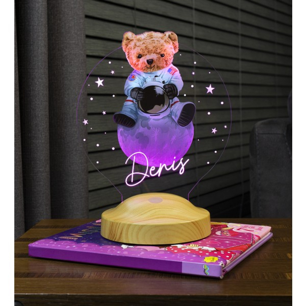 Sevgilambası Hoş Geldin Bebek Hediyesi Ayıcık Gece Lambası, Teddy Bear Kişiye Özel Doğum Günü Hediyesi, Ayı Teddy Led Lamba Aydınlatması - Renkli Gece Lambası Fiyatı
