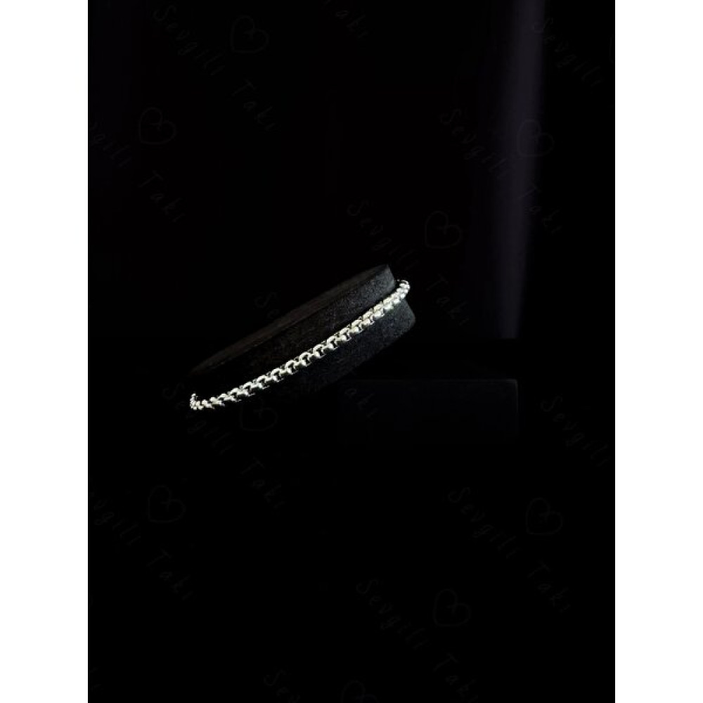 Sevgili Takı Çelik Bileklik -Kuzey Serisi - 18-19cm - Gümüş Saat ve Bileklik Aksesuarı Fiyatı