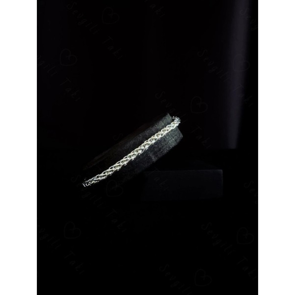 Sevgili Takı Çelik Bileklik -Sirius Serisi - 18-19cm - Gümüş Saat ve Bileklik Aksesuarı Fiyatı