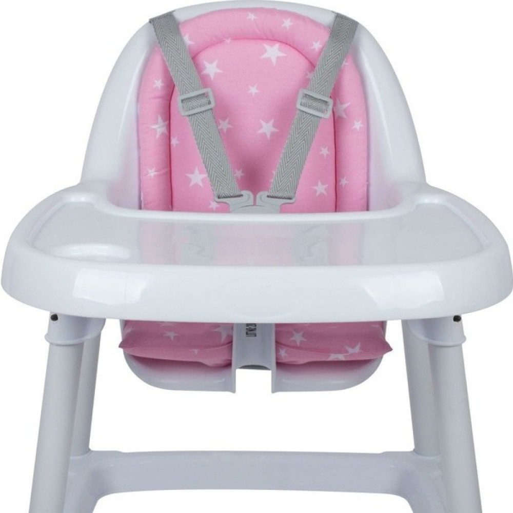 Sevi Bebe Eko Mama Sandalyesi Minderi ART-157 Pembe Yıldız Brnm [gymberq] Mama Sandalyesi Fiyatı