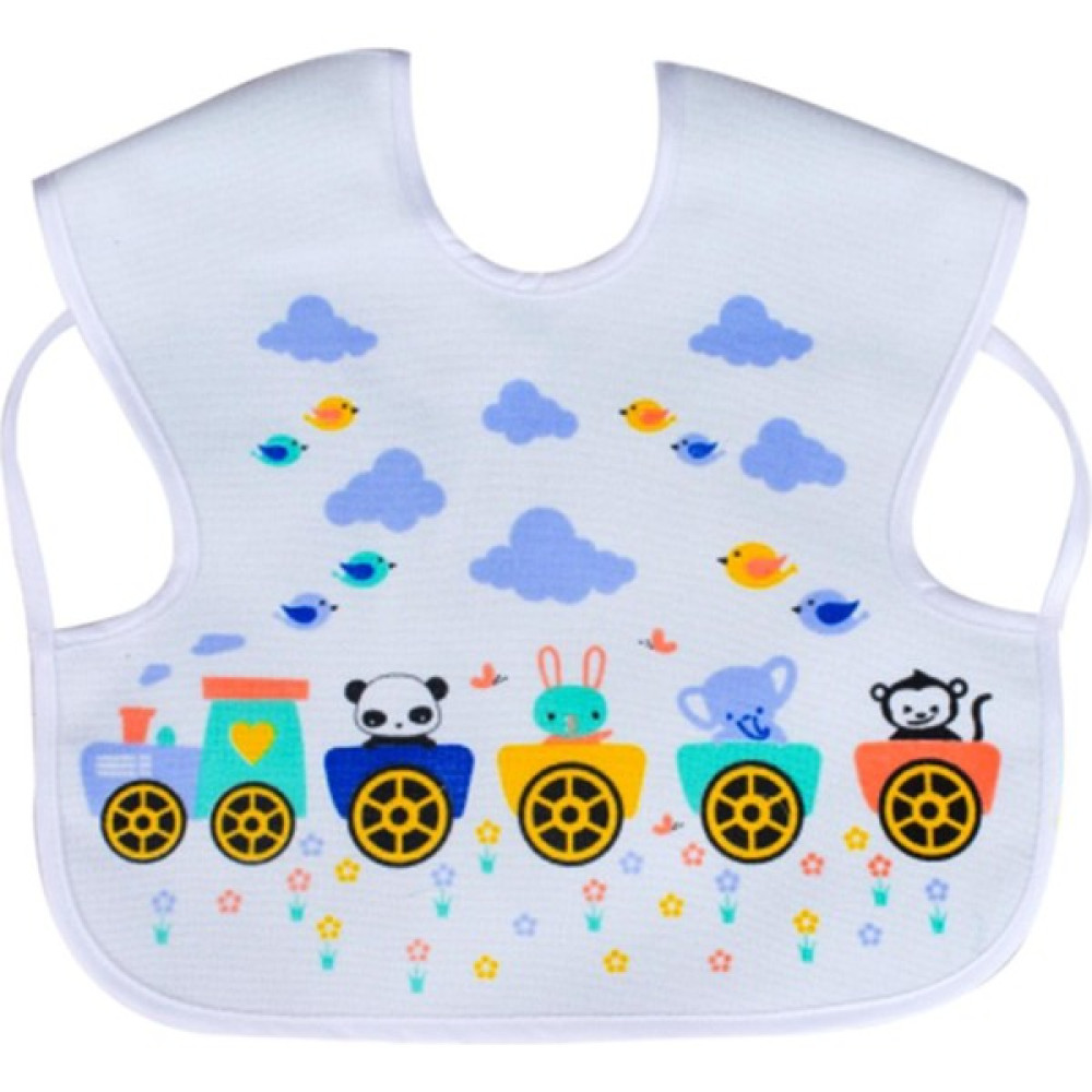 Sevi Bebe Giymeli Havlu Önlük Art-20 Tren - Standart - Renkli Mama Önlüğü Fiyatı