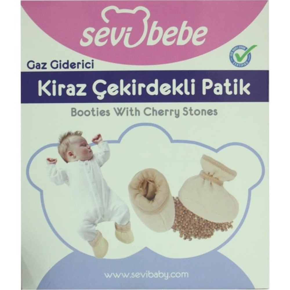 Sevi Bebe Kiraz Çekirdekli Patik Kahverengi Bebek Patik Fiyatı