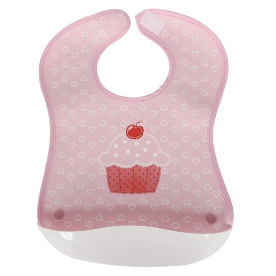 Sevi Bebe Pembe Plastik Cepli Mama Önlüğü Mama Önlüğü Fiyatı