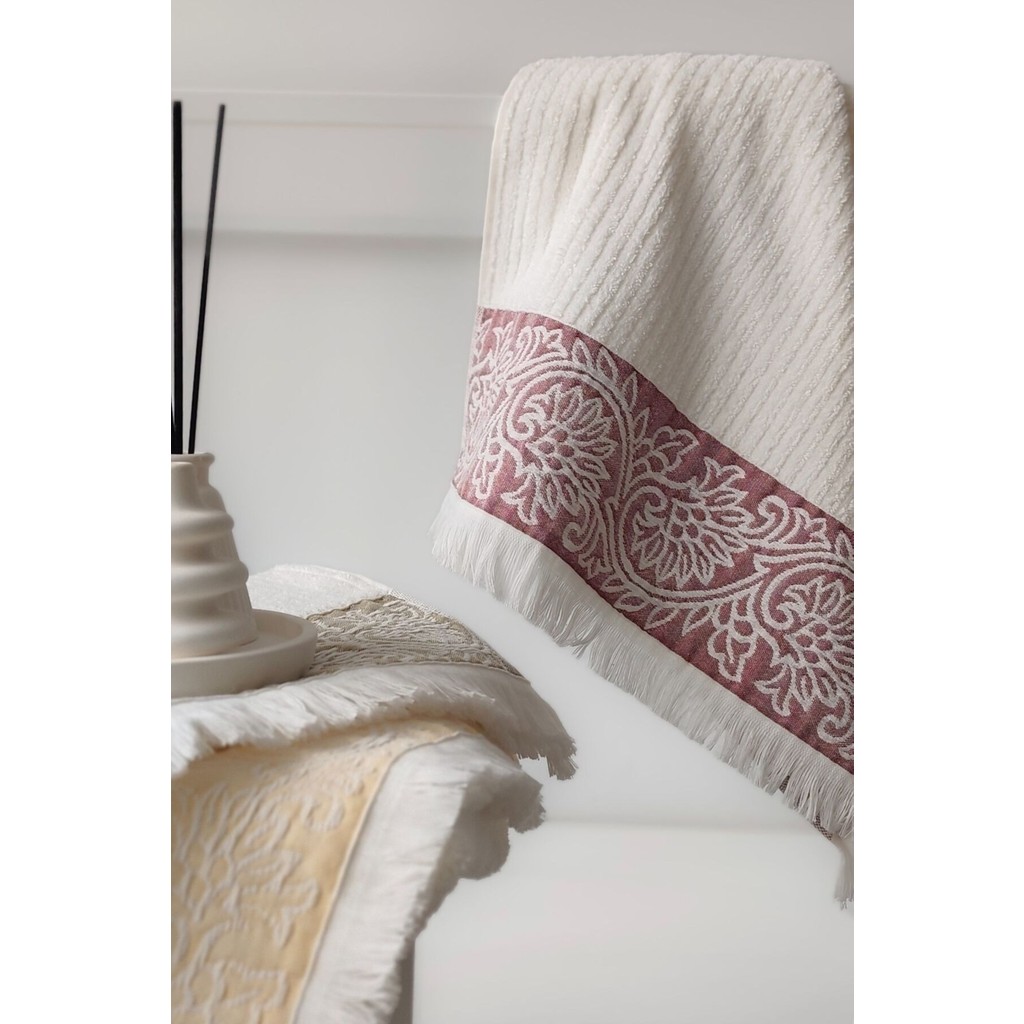 Sevim 3'lü Set Bambu El Havlusu- Kabartma Bordürlü Yumuşak & Yüksek Emici Havlu - 50X90CM - 50 x 90 cm - Çok Renkli El / Yüz Havlusu Fiyatı