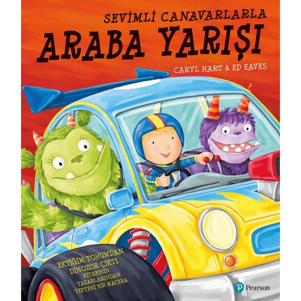 Sevimli Canavarlarla Araba Yarışı (3+ Yaş Hikaye Kitabı) Çocuk Öykü Fiyatı