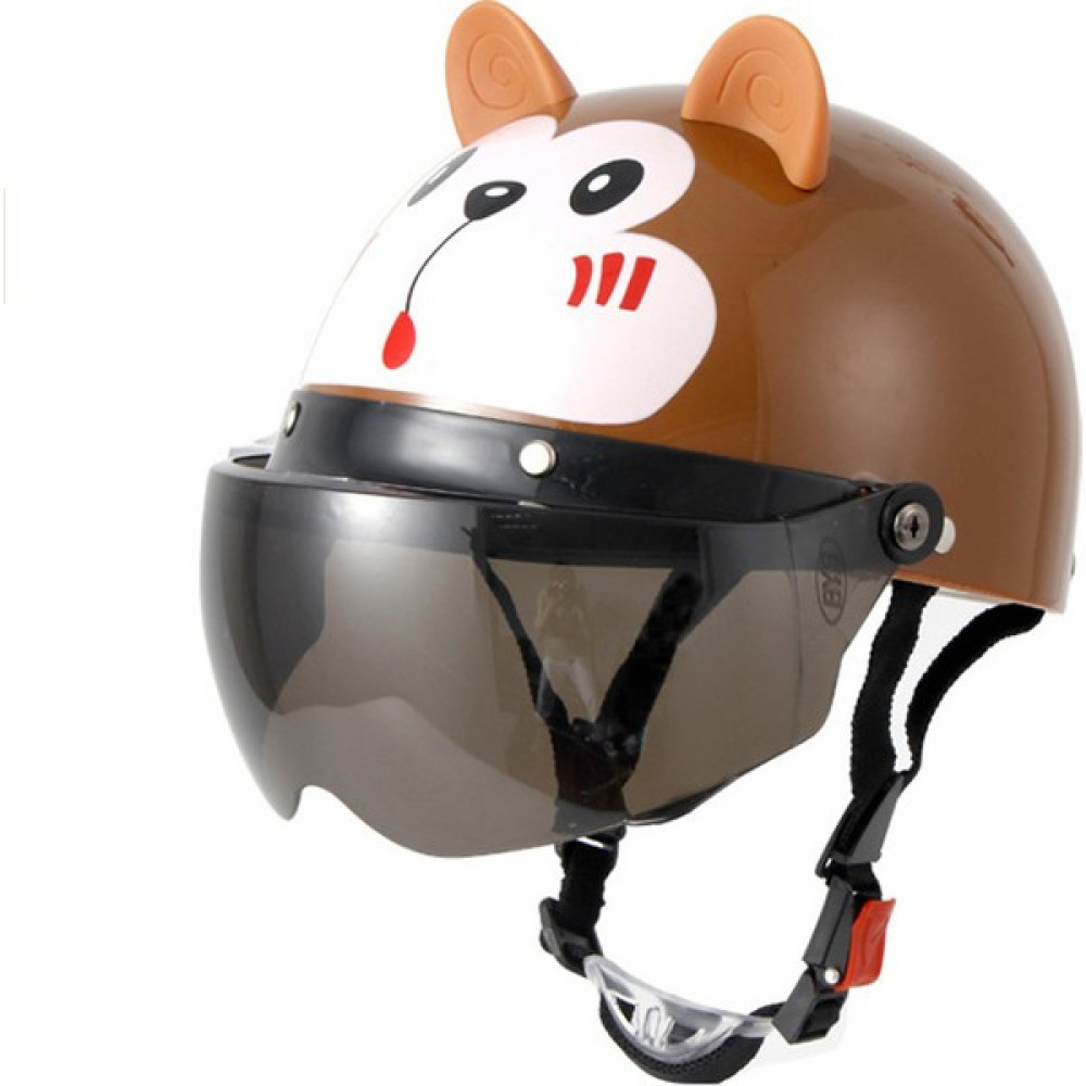 Sevimli Çizgi Kask Elektrikli Araba Kaskı Yaz(Yurt Dışından) - Kahverengi - 46 - 52 cm Motorsiklet Kaskları Fiyatı