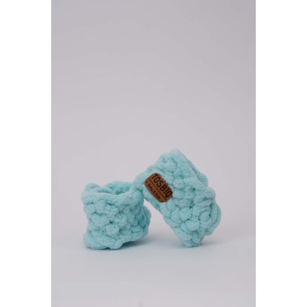 Sevimli Doğal Bebek Alize Puffy Panduf Patik El Örgüsü Yenidoğan Hediye Yumuşak Erkek Mavi Mint 0-3m Organik Sertifika By Tosbiq Baby Made In Turkey Bebek Ayakkabısı Fiyatı