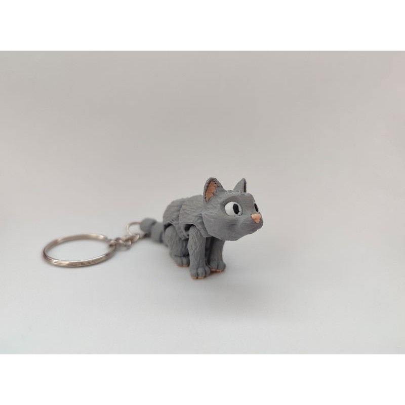 Sevimli Kedi Anahtarlık - 3D Baskı Özel Tasarım Evcil Hayvan Ürünleri Fiyatı