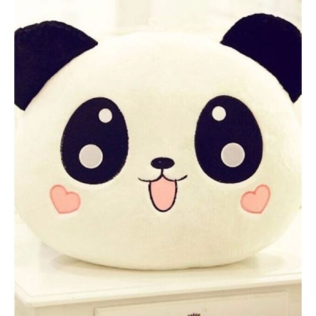 Sevimli Panda Peluş Yastık 35*35CM - 35 x 35 cm Yastık Kılıfı Fiyatı
