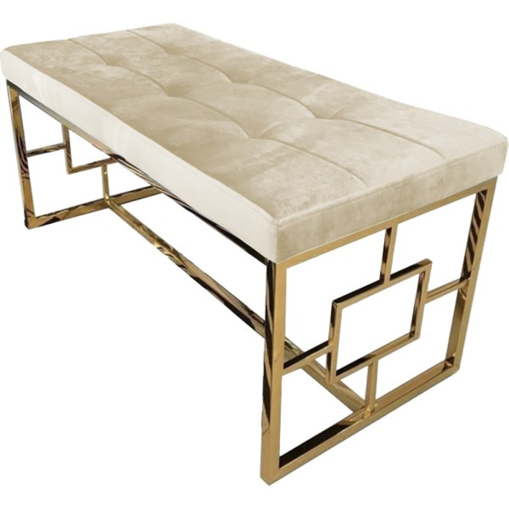 Sevinç Mobilya Puf Bench - 90x45 - Krem Puf Fiyatı
