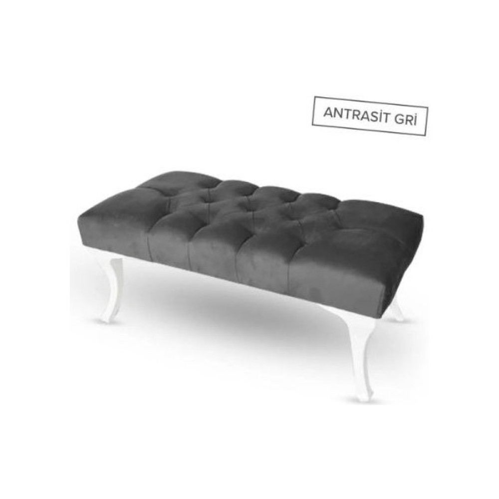 Sevinç Mobilya Puf Bench Antre Önü Bench Puf - Antrasit - Gri Puf Fiyatı