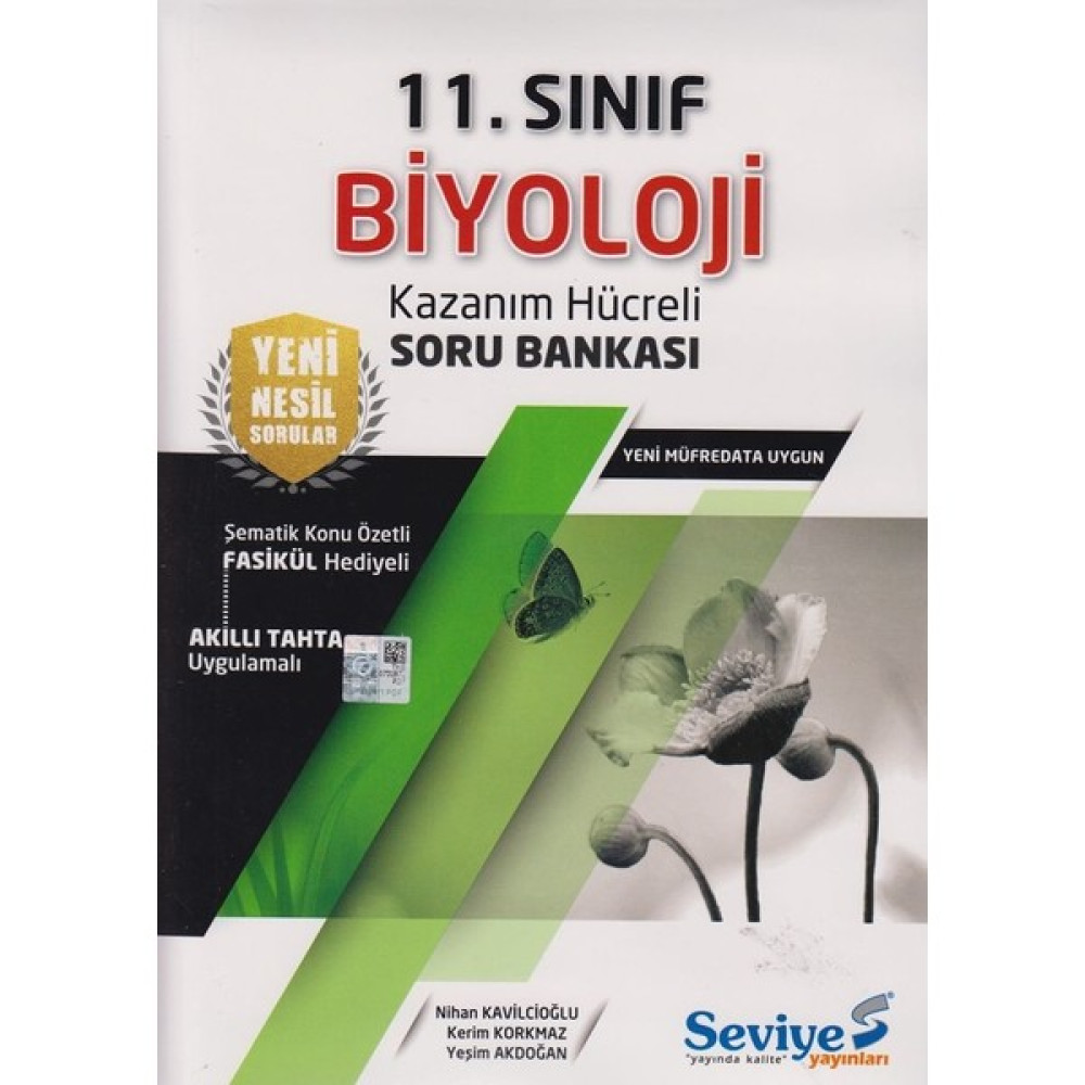 Seviye Yayınları 11. Sınıf Biyoloji Kazanım Hücreli Soru Bankası Ders Sınav Kitapları Fiyatı