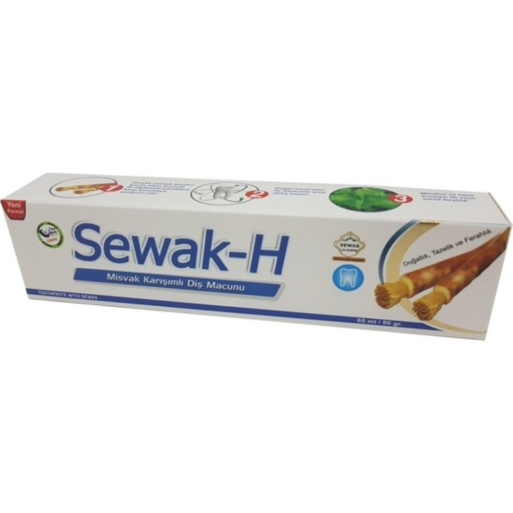 Sewak-H Diş Macunu 80 gr Misvak Özlü Diş Macunu Diş Macunları Fiyatı