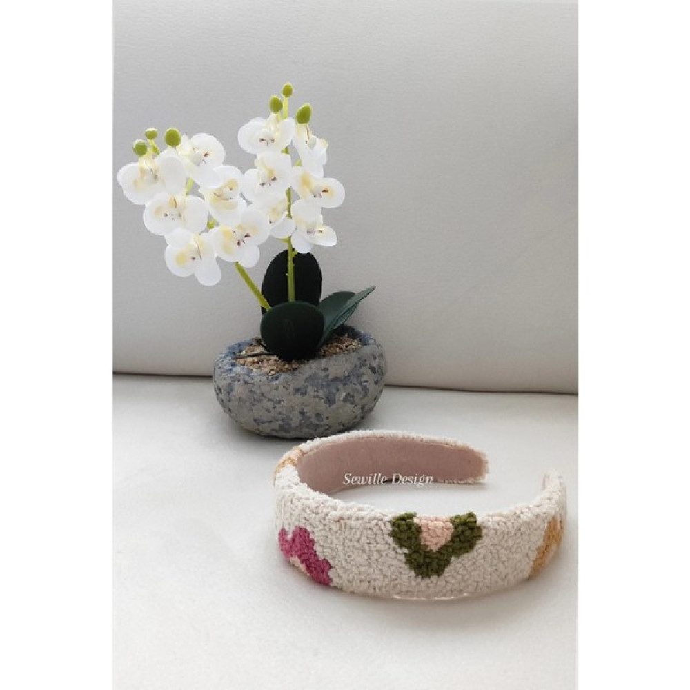 Sewille Design Hand Made Punch Taç Çiçekli Toka, Taç & Saç Bandı Fiyatı