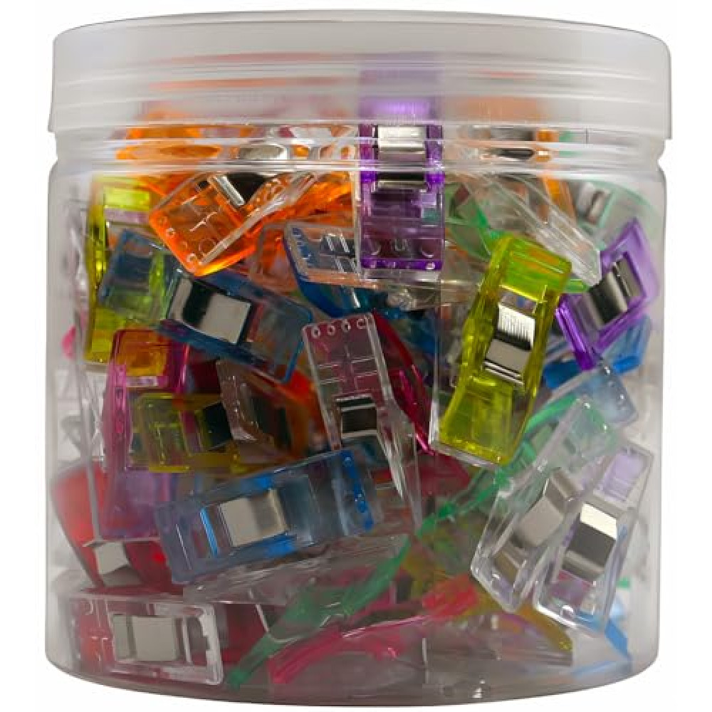 Sewing Clips,100 Pcs,Sewing Clips for Fabric,Fabric Clips for Sewing and Quilting,Quilting Clips for Binding,Sewing Accessories and Supplies(9 Colors) Sewing Machine Fiyatı